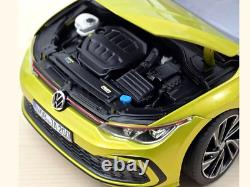 VW Golf 8 GTI, 2021 Yellow Metallic, Limited Edition, 1:18 Norev