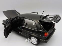 VW Golf II Gti Match 1989 1/18 Norev 188559 Volkswagen Black Metallic France