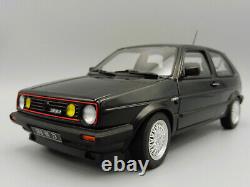 VW Golf II Gti Match 1989 1/18 Norev 188559 Volkswagen Black Metallic France