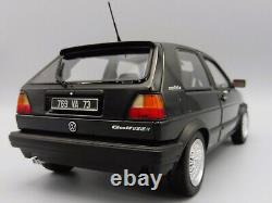 VW Golf II Gti Match 1989 1/18 Norev 188559 Volkswagen Black Metallic France