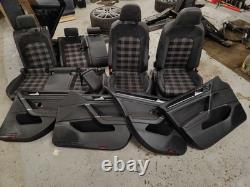 VW Golf VII GTI 2013 LHD Front & Rear Seat Door Card Armrest Leather Sides
