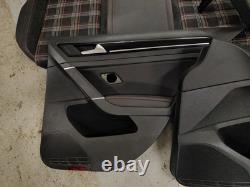 VW Golf VII GTI 2013 LHD Front & Rear Seat Door Card Armrest Leather Sides