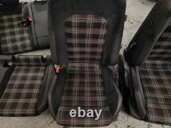 VW Golf VII GTI 2013 LHD Front & Rear Seat Door Card Armrest Leather Sides