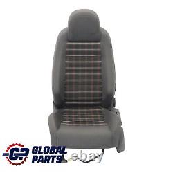 VW Volkswagen Golf 5 5D Left Anthracite GTI Sport Fabric Front Seat