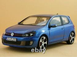 VW Volkswagen Golf GTI 2009 Blue Metallic Market Norev 1:18