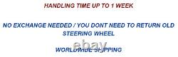 VW Volkswagen Golf GTI Mk3 3 Polo Passat B4 Blue Leather Steering Wheel New