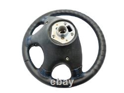 VW Volkswagen Golf GTI Mk3 3 Polo Passat B4 Blue Leather Steering Wheel New