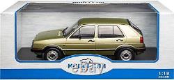 VW Volkswagen Golf II 2 GTI 1984 Metallic Light Green MCG 18203 1/18 Metal