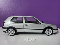 VW Volkswagen Golf III 3 GTI 1996 20th Anniversary Silver Gray Norev 1/18