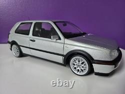 VW Volkswagen Golf III 3 GTI 1996 20th Anniversary Silver Gray Norev 1/18