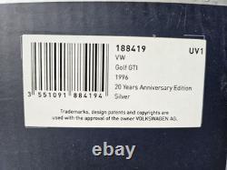VW Volkswagen Golf III 3 GTI 1996 20th Anniversary Silver Gray Norev 1/18