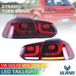 Vland LED Set of 2 Rear Lights for Volkswagen GOLF 6 08-13(MK6) GTI TSI TDI R