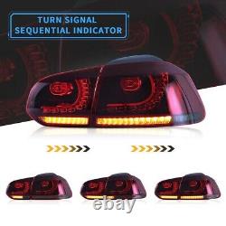 Vland Led Rear Lamp For Volkswagen Golf 6 Mk6 (tsi Gti R Tdi Gtd Lpg) 08-14