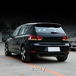 Vland Led Set Of 2 Rear Lights For Volkswagen Golf 6 08-13(mk6) Gti Tsi Tdi R