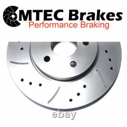 Volkswagen Golf 1.8 GTI 125bhp 97-99 Rear Grooved Discs & Pads