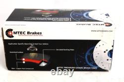 Volkswagen Golf 1.8 GTI 16V 86-88 Rear Brake Discs & Mtec Premium