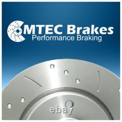 Volkswagen Golf 1.8 GTI 16v 88-92 Front Brake Discs & Mtec Premium Pads