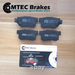 Volkswagen Golf 1.8 GTI 8v 84-92 Rear Brake Discs & Mtec Premium Pads