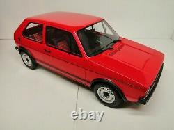 Volkswagen Golf 1 Gti Red Otto 1/12 G013 Rare Piece 0000/1500