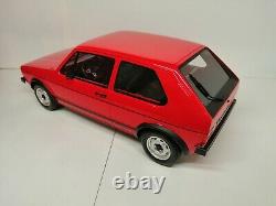 Volkswagen Golf 1 Gti Red Otto 1/12 G013 Rare Piece 0000/1500