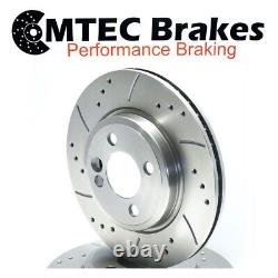 Volkswagen Golf 2.0 GTI 2.8 VR6 92-95 Front Perforated Grooved Disc Brakes