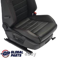 Volkswagen Golf 5G Mk7 GTI 5D Right Front Seat Heated Black Red Leather