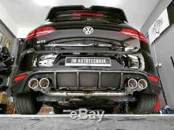 Volkswagen Golf 7 Gti Carbon Fiber Rear Broadcast Diffuser Aero Tuning