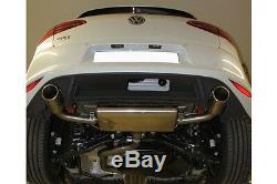 Volkswagen Golf 7 Gti Fox Split Exhaust Muffler 1x100