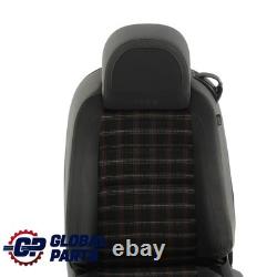 Volkswagen Golf GTI 1K Front Left Seat Anthracite Fabric Leather Heated