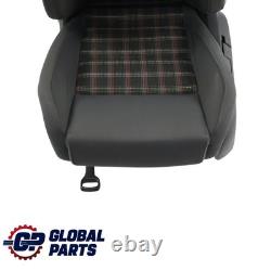 Volkswagen Golf GTI 1K Front Left Seat Anthracite Fabric Leather Heated