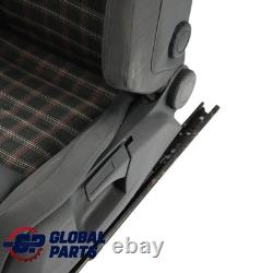 Volkswagen Golf GTI 1K Front Left Seat Anthracite Fabric Leather Heated