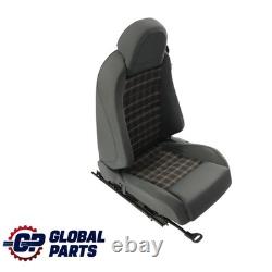 Volkswagen Golf GTI 1K Front Left Seat Anthracite Fabric Leather Heated