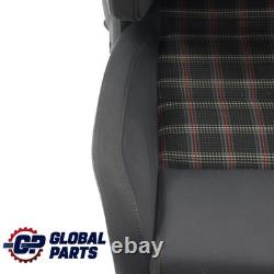 Volkswagen Golf GTI 1K Front Left Seat Anthracite Fabric Leather Heated