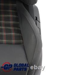 Volkswagen Golf GTI 1K Front Left Seat Anthracite Fabric Leather Heated