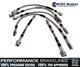 Volkswagen Golf Gti Mk 2 6-line Front Rear Mtec Performance Braided Brake Line