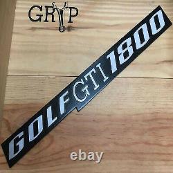 Volkswagen Golf Gti Coat Logo Golf Gti 1800 Complete