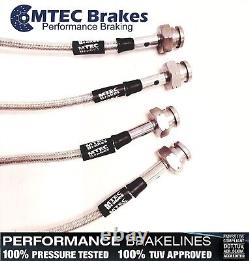 Volkswagen Golf Gti Mk 2 6 Line Front Rear MTEC Performance Braided Brake