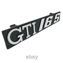 Volkswagen Golf I 16S GTI Grille Logo with Silver Lettering Finish