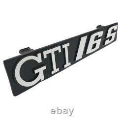 Volkswagen Golf I GTI 16S Grille Logo Silver Lettering Complete Finish