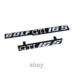 Volkswagen Golf I Kit logo AV/AR Golf GTI 16S silver lettering Finish