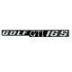 Volkswagen Golf I Trunk Logo Golf Gti 16s Silver Lettering Finish