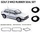 Volkswagen Golf Mk2 Gti Coupe Door, Window, Trunk Rubber Seals 1983-1991