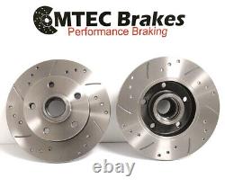 Volkswagen Golf MK3 92-99 2.0 GTI Perforated Grooved Rear Discs Without Bearing