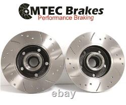 Volkswagen Golf MK3 92-99 2.0 GTI Perforated Grooved Rear Discs Without Bearing