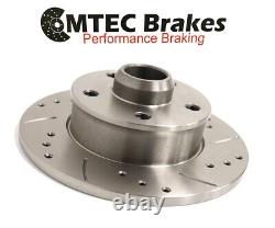 Volkswagen Golf MK3 92-99 2.0 GTI Perforated Grooved Rear Discs Without Bearing