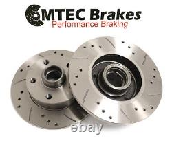 Volkswagen Golf MK3 92-99 2.0 GTI Perforated Grooved Rear Discs Without Bearing