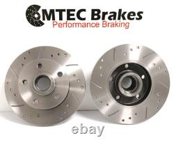 Volkswagen Golf Mk3 92-99 2.0 GTI Rear Drilled and Grooved Brake Discs Without Bearings