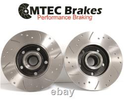 Volkswagen Golf Mk3 92-99 2.0 GTI Rear Drilled and Grooved Brake Discs Without Bearings
