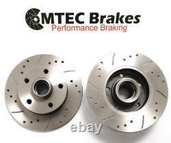 Volkswagen Golf Mk3 92-99 2.0 GTI Rear Drilled and Grooved Brake Discs Without Bearings