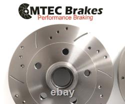 Volkswagen Golf Mk3 92-99 2.0 GTI Rear Drilled and Grooved Brake Discs Without Bearings